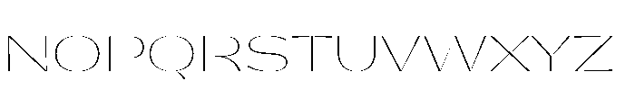 PPGatwickGlider Hairline Instance Font UPPERCASE