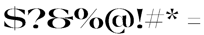 PPGatwickGlider Semibold Instance Font OTHER CHARS