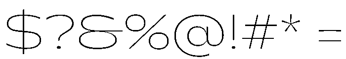 PPGatwickJumbo Hairline Instance Font OTHER CHARS