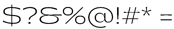 PPGatwickJumbo Thin Instance Font OTHER CHARS