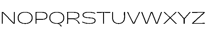 PPGatwickJumbo Thin Instance Font UPPERCASE