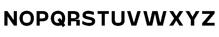 PPGoshaSans Bold Instance Font UPPERCASE
