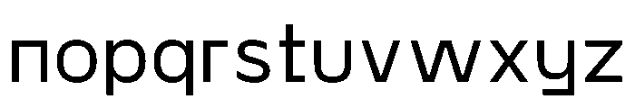 PPGoshaSans Light Instance Font LOWERCASE