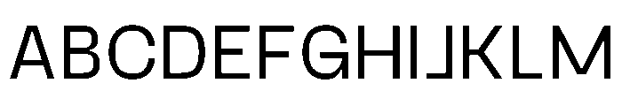 PPGoshaSans Light Font UPPERCASE