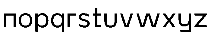 PPGoshaSans Light Font LOWERCASE