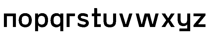 PPGoshaSans Medium Instance Font LOWERCASE