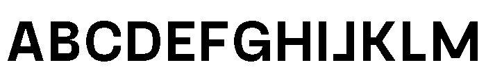 PPGoshaSans Semibold Instance Font UPPERCASE