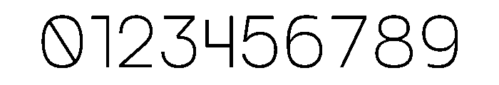 PPGoshaSans Thin Instance Font OTHER CHARS