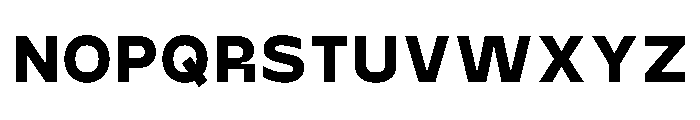 PPGoshaSans Ultrabold Instance Font UPPERCASE