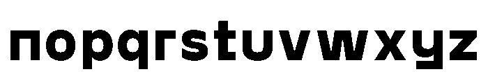 PPGoshaSans Ultrabold Instance Font LOWERCASE