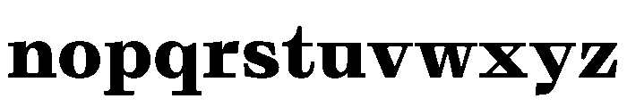 PPGrafier Black Instance Font LOWERCASE