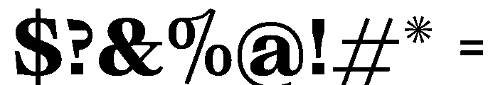 PPGrafier Heavy Instance Font OTHER CHARS