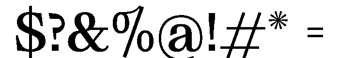 PPGrafier Medium Instance Font OTHER CHARS