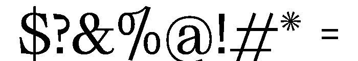 PPGrafier Regular Instance Font OTHER CHARS