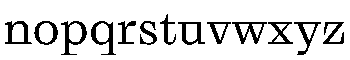 PPGrafier Regular Instance Font LOWERCASE