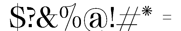 PPGrafier RegularDisplay Instance Font OTHER CHARS