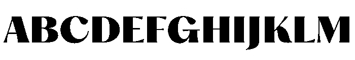 PPHatton Black Instance Font UPPERCASE