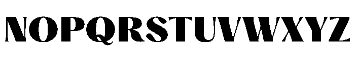 PPHatton Black Instance Font UPPERCASE