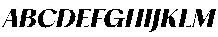 PPHatton BoldItalic Instance Font UPPERCASE