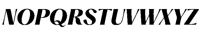 PPHatton BoldItalic Instance Font UPPERCASE