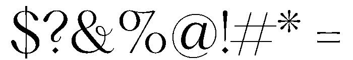 PPHatton Light Instance Font OTHER CHARS