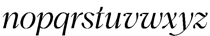 PPHatton LightItalic Instance Font LOWERCASE