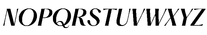 PPHatton MediumItalic Instance Font UPPERCASE