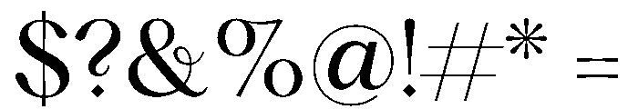 PPHatton Regular Instance Font OTHER CHARS