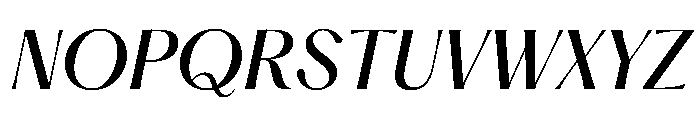 PPHatton RegularItalic Instance Font UPPERCASE