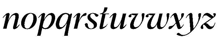 PPHatton RegularItalic Instance Font LOWERCASE