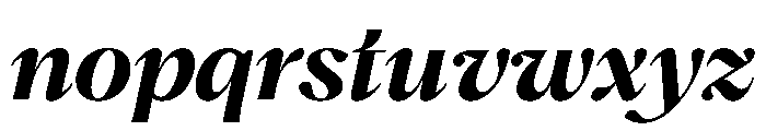 PPHatton SemiboldItalic Instance Font LOWERCASE