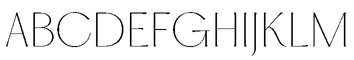 PPHatton Thin Instance Font UPPERCASE