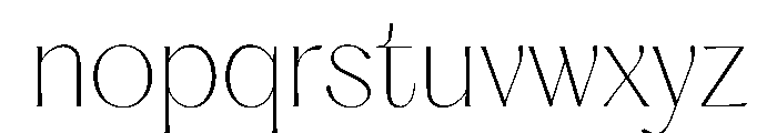 PPHatton Thin Instance Font LOWERCASE