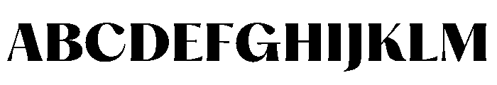 PPHatton Ultrabold Instance Font UPPERCASE
