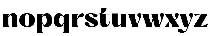 PPHatton Ultrabold Instance Font LOWERCASE