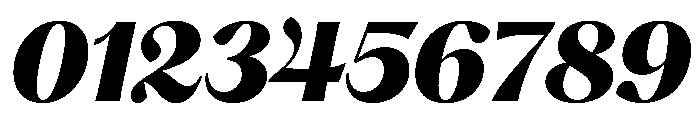 PPHatton UltraboldItalic Instance Font OTHER CHARS