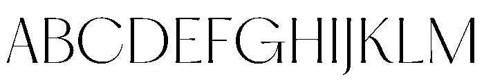 PPHatton Ultralight Instance Font UPPERCASE