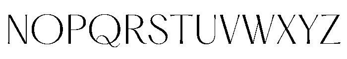 PPHatton Ultralight Instance Font UPPERCASE
