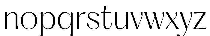 PPHatton Ultralight Instance Font LOWERCASE
