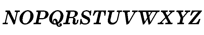 PPKyoto ExtraboldItalic Instance Font UPPERCASE