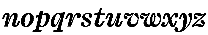 PPKyoto ExtraboldItalic Font LOWERCASE