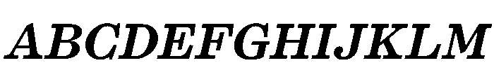 PPKyoto HeavyItalic Instance Font UPPERCASE