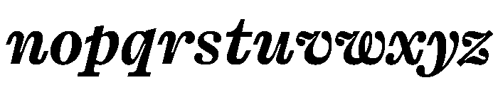 PPKyoto HeavyItalic Instance Font LOWERCASE