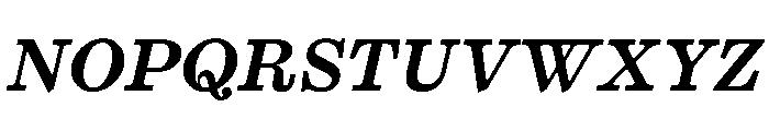 PPKyoto HeavyItalic Font UPPERCASE