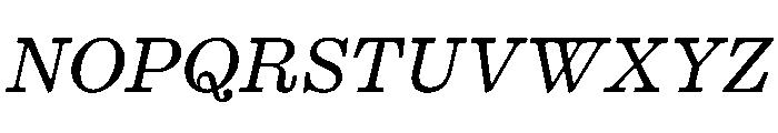 PPKyoto MediumItalic Instance Font UPPERCASE
