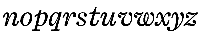 PPKyoto MediumItalic Instance Font LOWERCASE