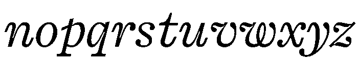 PPKyoto RegularItalic Instance Font LOWERCASE