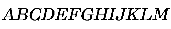 PPKyoto SemiboldItalic Instance Font UPPERCASE