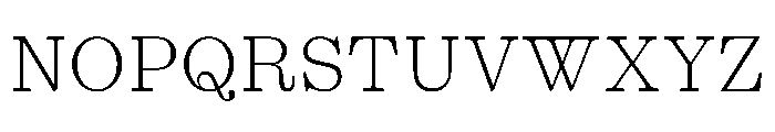 PPKyoto Thin Instance Font UPPERCASE