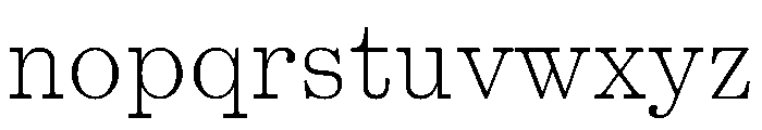 PPKyoto Thin Instance Font LOWERCASE